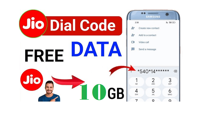 Jio Free Data Code