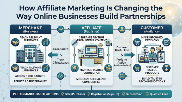 How Affiliate Marketing Is Changing the Way Online Businesses Build Partnerships
